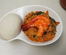 Fufu with Meat